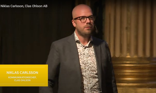 Clas Ohlsons kommunikationschef talade på History Marketing Summit den 6:e september år 2018.