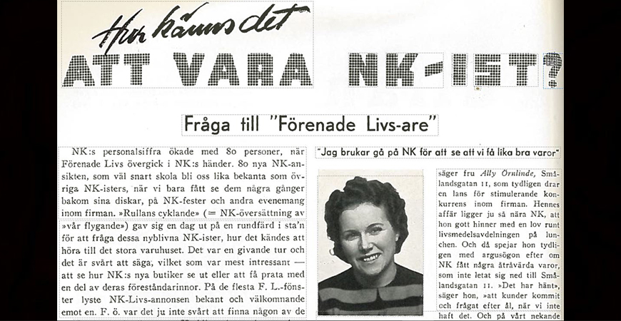 Hur känns det att vara NK-ist Kompanirullan 1943 7-8 Huvudbild