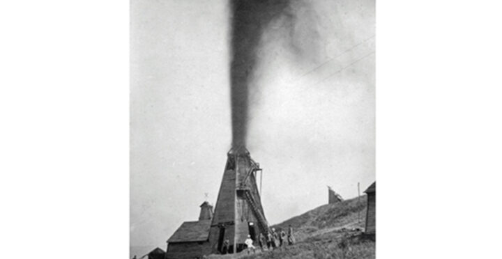 Oljefontän