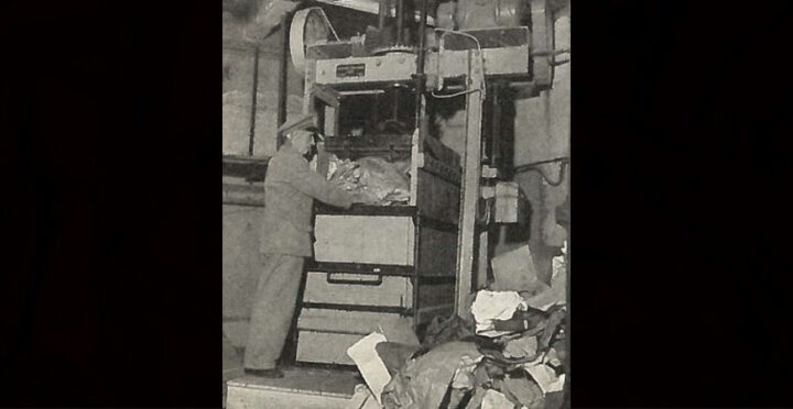 Papperstrumman är inget sopnedkast NK Kompanirullan 1949-7 Huvudbild