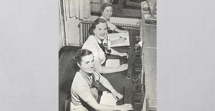 Sätt och vett i telefon Nordiska Kompaniet 1953