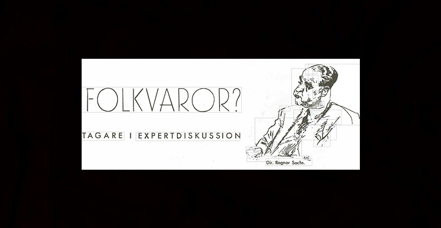 Ska vi få in folkvaror NK Kompanirullan 1945-4 Huvudbild
