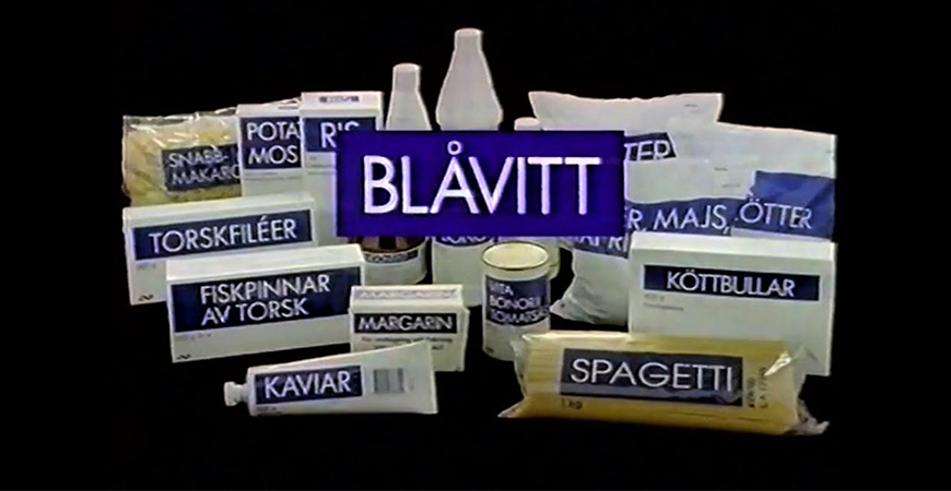 Skärmdump Blåvitt reklam TV3