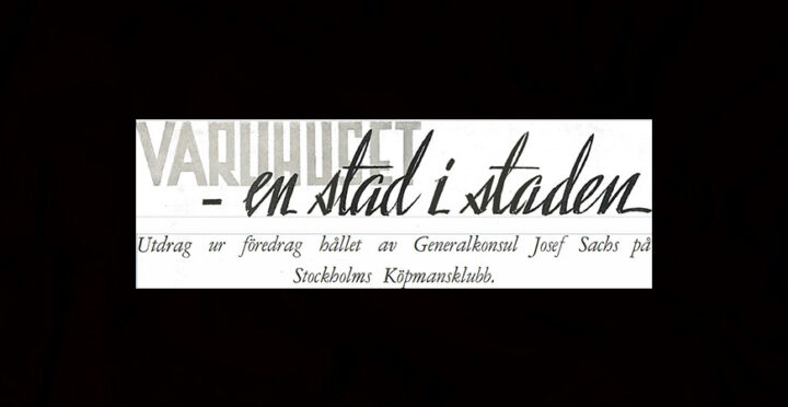 Varuhuset – en stad i staden NK Kompanirullan 1938-2 Huvudbild
