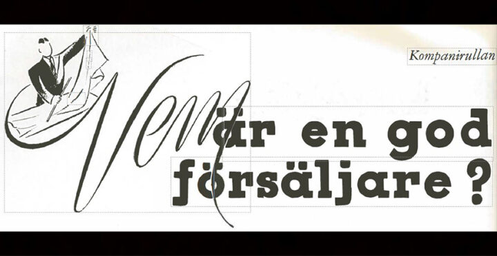 Vem är en god försäljare NK Kompanirullan 1943-2 Huvudbild