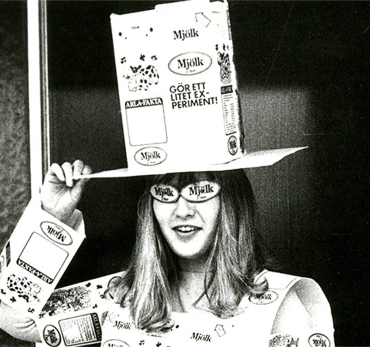 På maskerad år 1978 Arla Foods